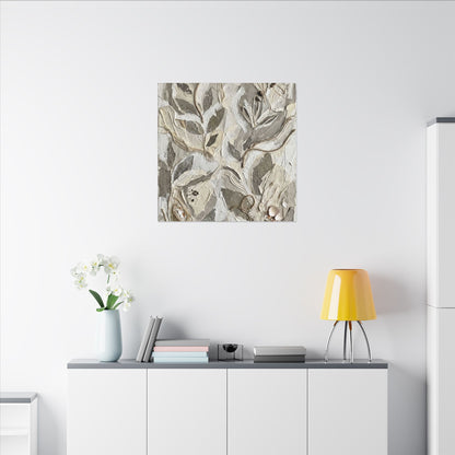 Japandi Textured Canvas Art