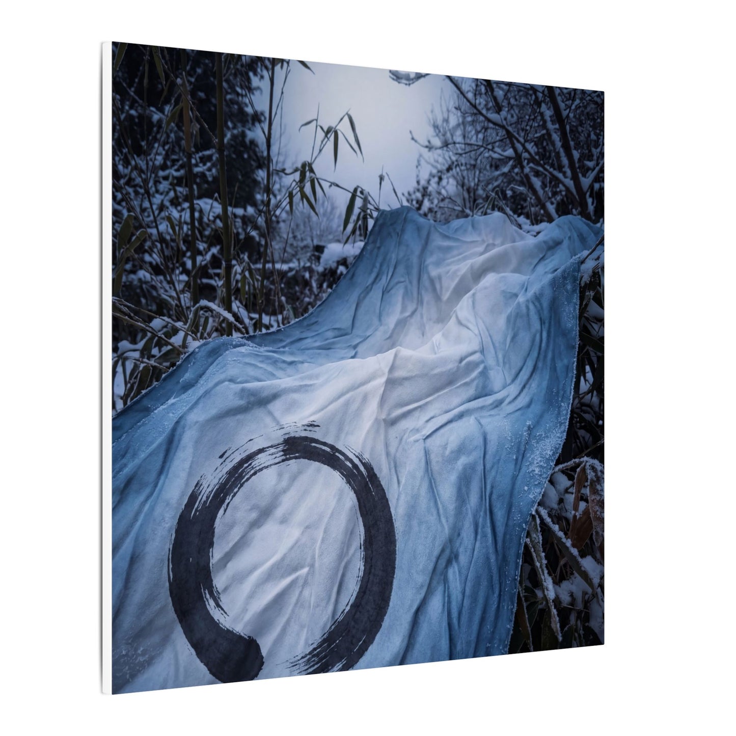 Moonlight Silk Drape Canvas Art - Zen Datsuzoku