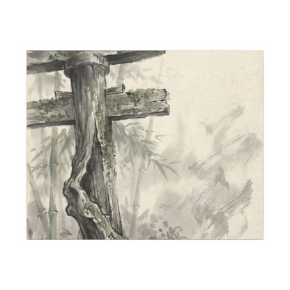 Torii Gate Summer Canvas Art | Zen Tranquil Design