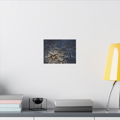 Cracked Earth Broken Beauty Canvas Art | Artful Kintsugi Art