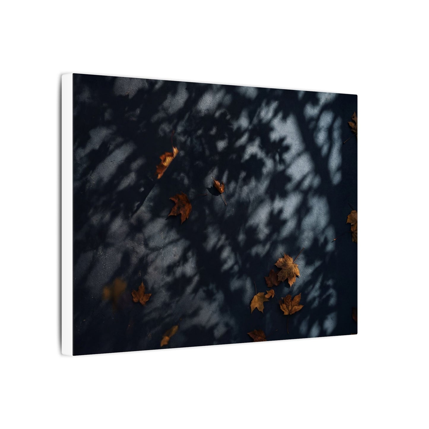 Autumn Shadow Play Shadow Zen Canvas Art | Atmospheric Decor