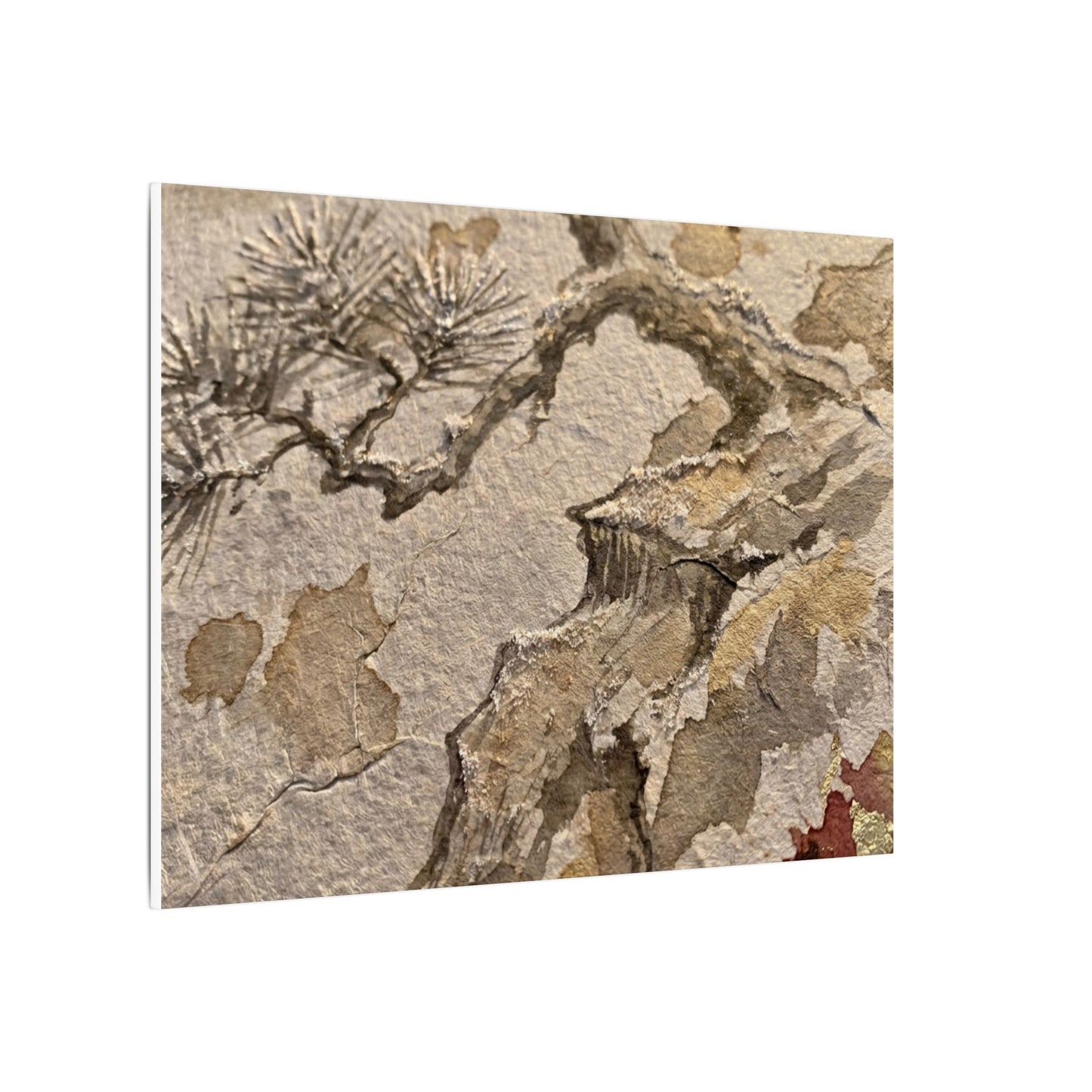 Pine Tree Canvas Art | Winter Japandi Japanese Pattern Art