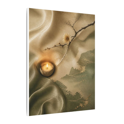 Silk Drape Japanese Pattern Canvas Art | Warm Japandi Art