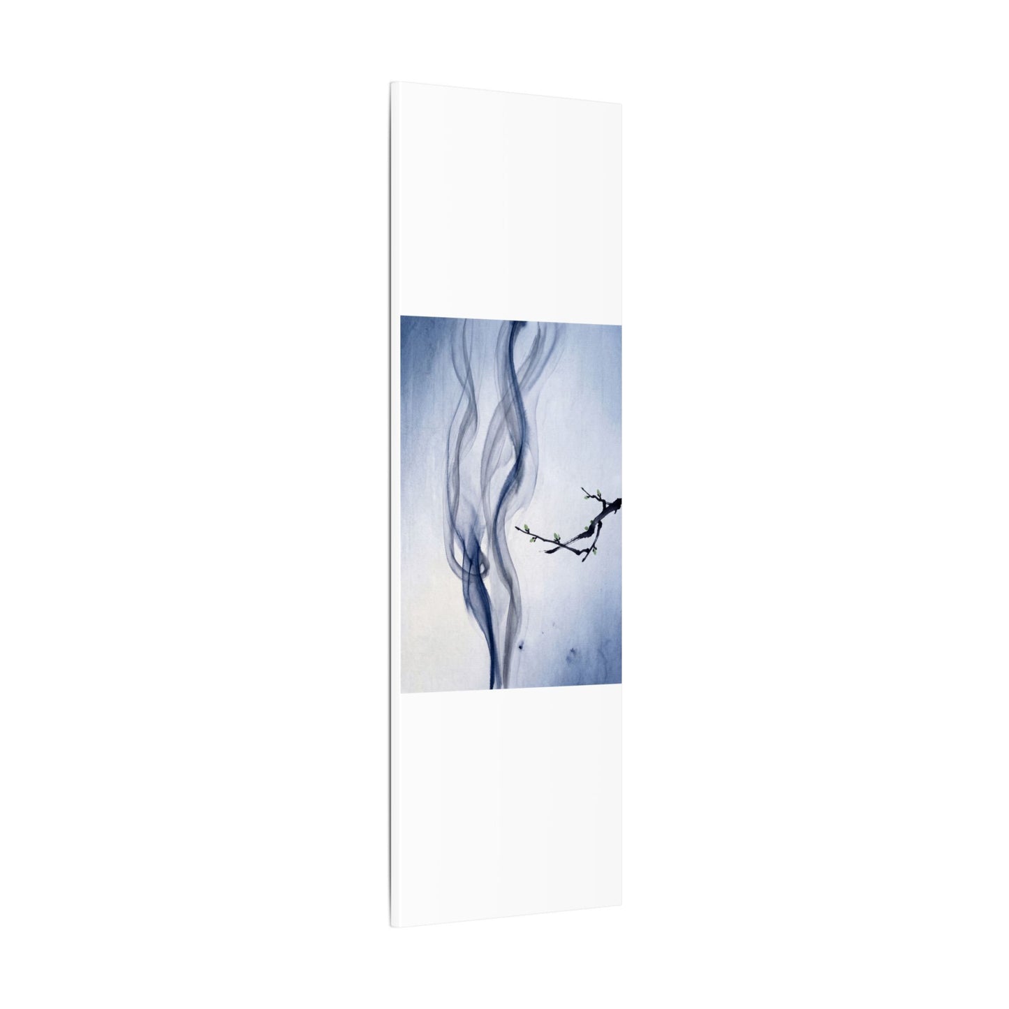 Incense Smoke Spring Canvas Art | Zen Tranquil Design