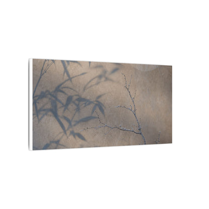 Shadow Play Canvas Art | Winter Japandi Japanese Pattern Art