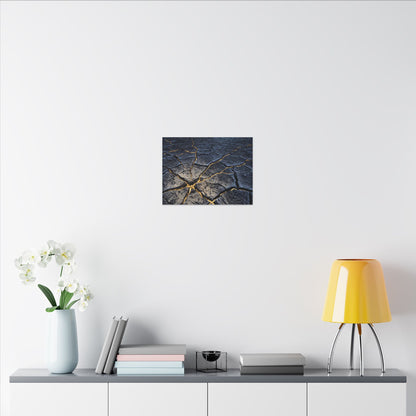 Cracked Earth Broken Beauty Canvas Art | Artful Kintsugi Art