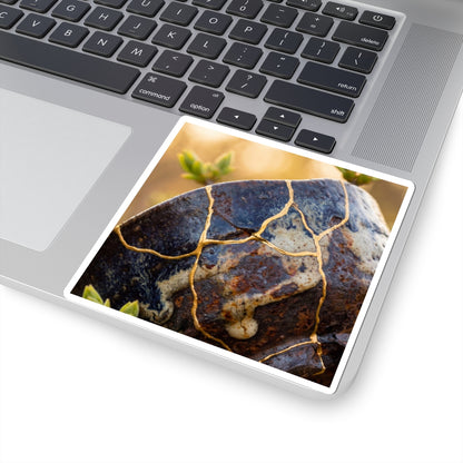 Rust Patina Gold Repair Sticker | Artful Kintsugi Art