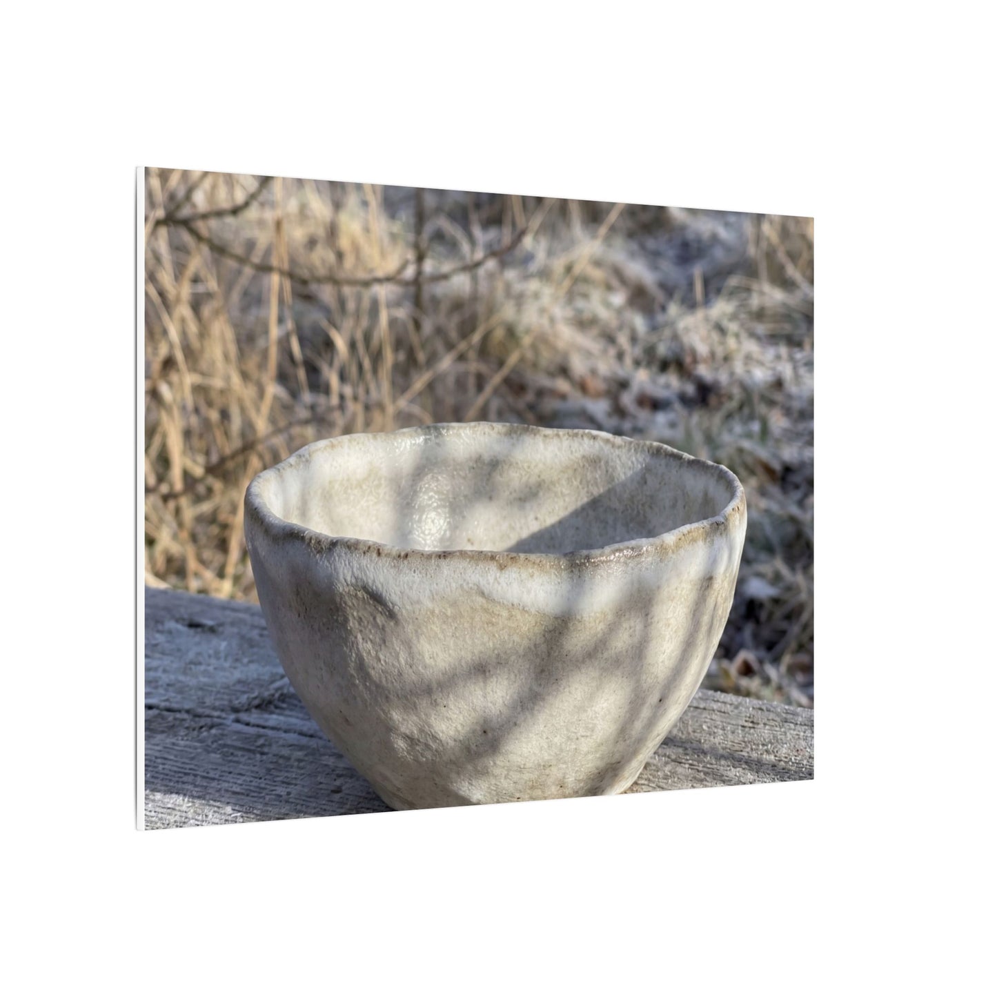 Dappled Ceramic Bowl Canvas Art - Japandi Fukinsei