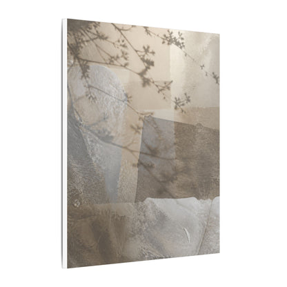 Neutral Shadow Play Canvas Art - Texture Japandi