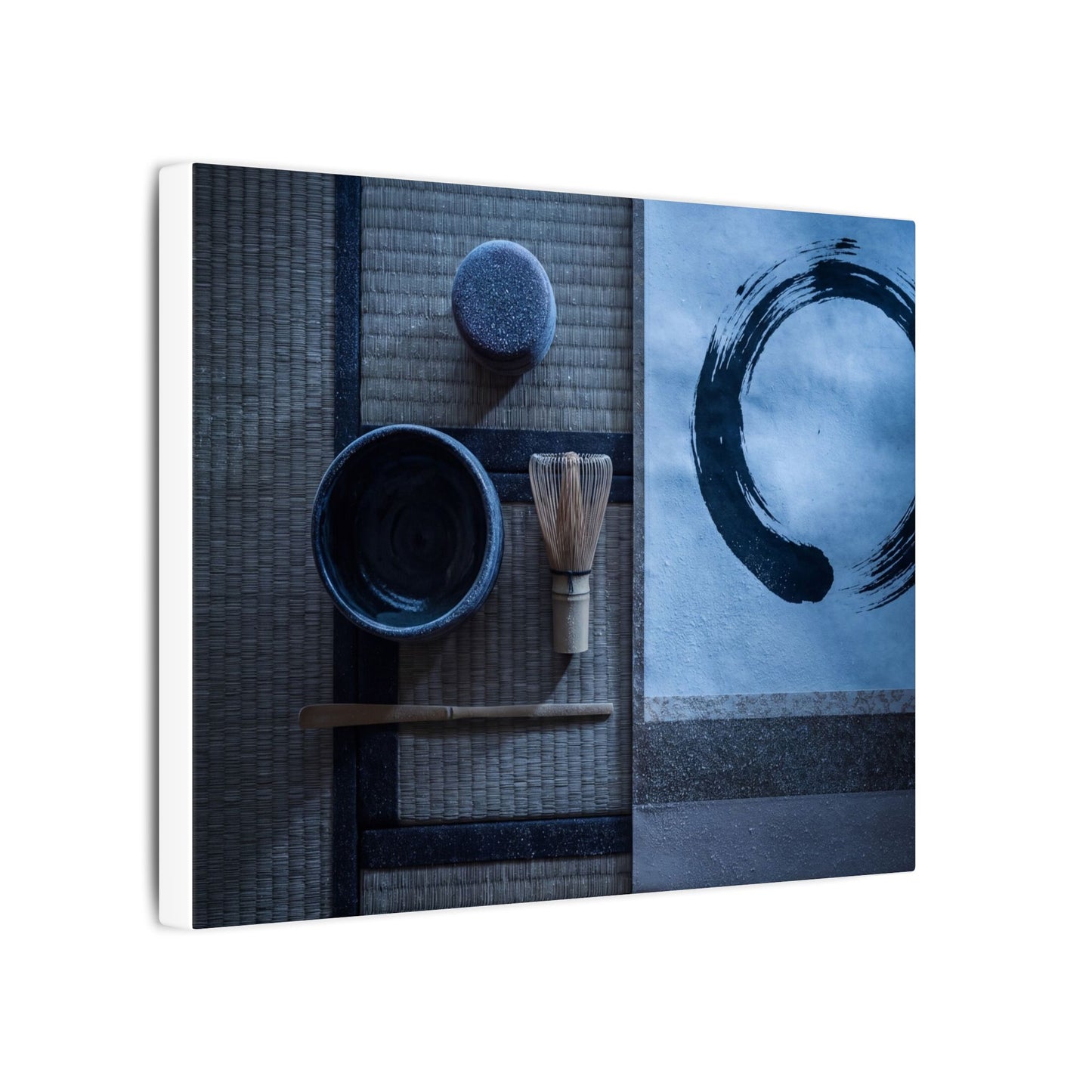 Tea Ceremony Enso Canvas Art | Calm Zen Art