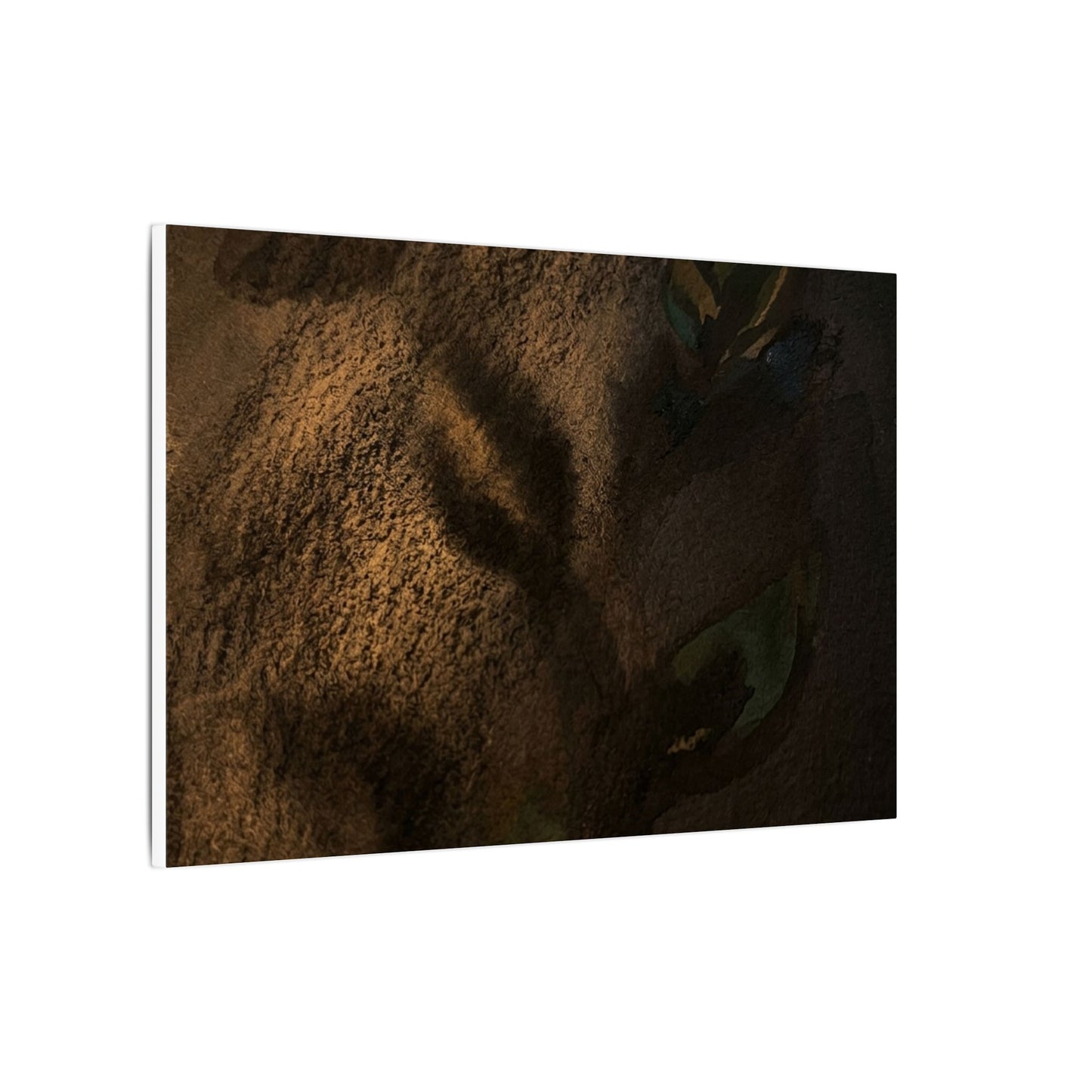 Candlelight Shadow Play Canvas Art - Dark Japandi Ma