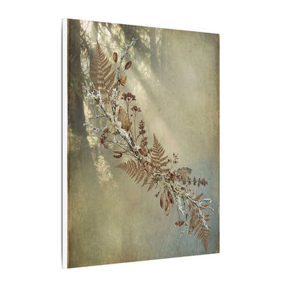 Winter Dried Flowers Forest Whimsy Canvas Art | Earthy Decor