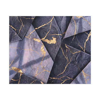 Seijaku Paper Fold Canvas Art - Kintsugi Gold Vein