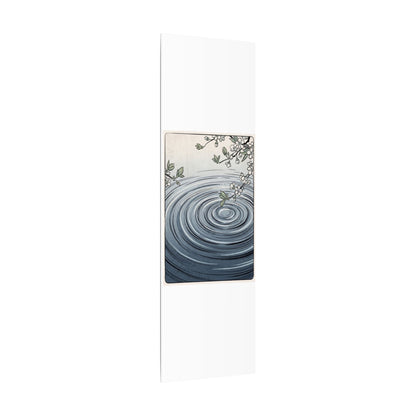 Calm Water Ripple Canvas Art - Ukiyo E Inspired Zen