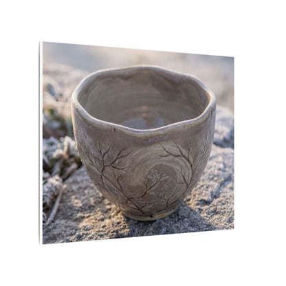 Seijaku Ceramic Bowl Canvas Art - Japandi Japanese Pattern