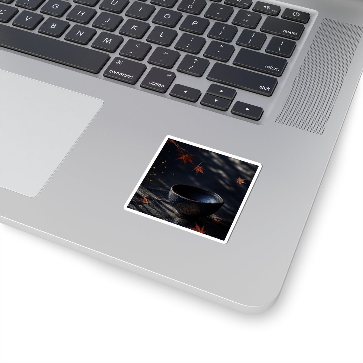 Ceramic Bowl Autumn Sticker | Dark Japandi Luxurious Design