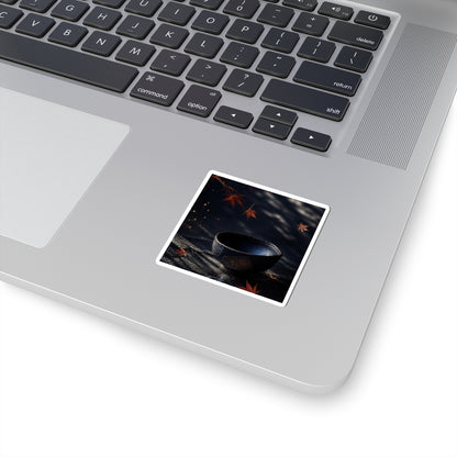 Ceramic Bowl Autumn Sticker | Dark Japandi Luxurious Design