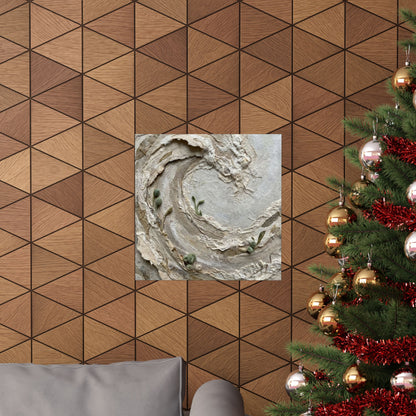 Ocean Wave Spring Wall Art Print | Japandi Earthy Design