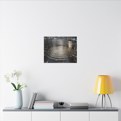 Water Ripple Broken Beauty Canvas Art | Artful Kintsugi Art