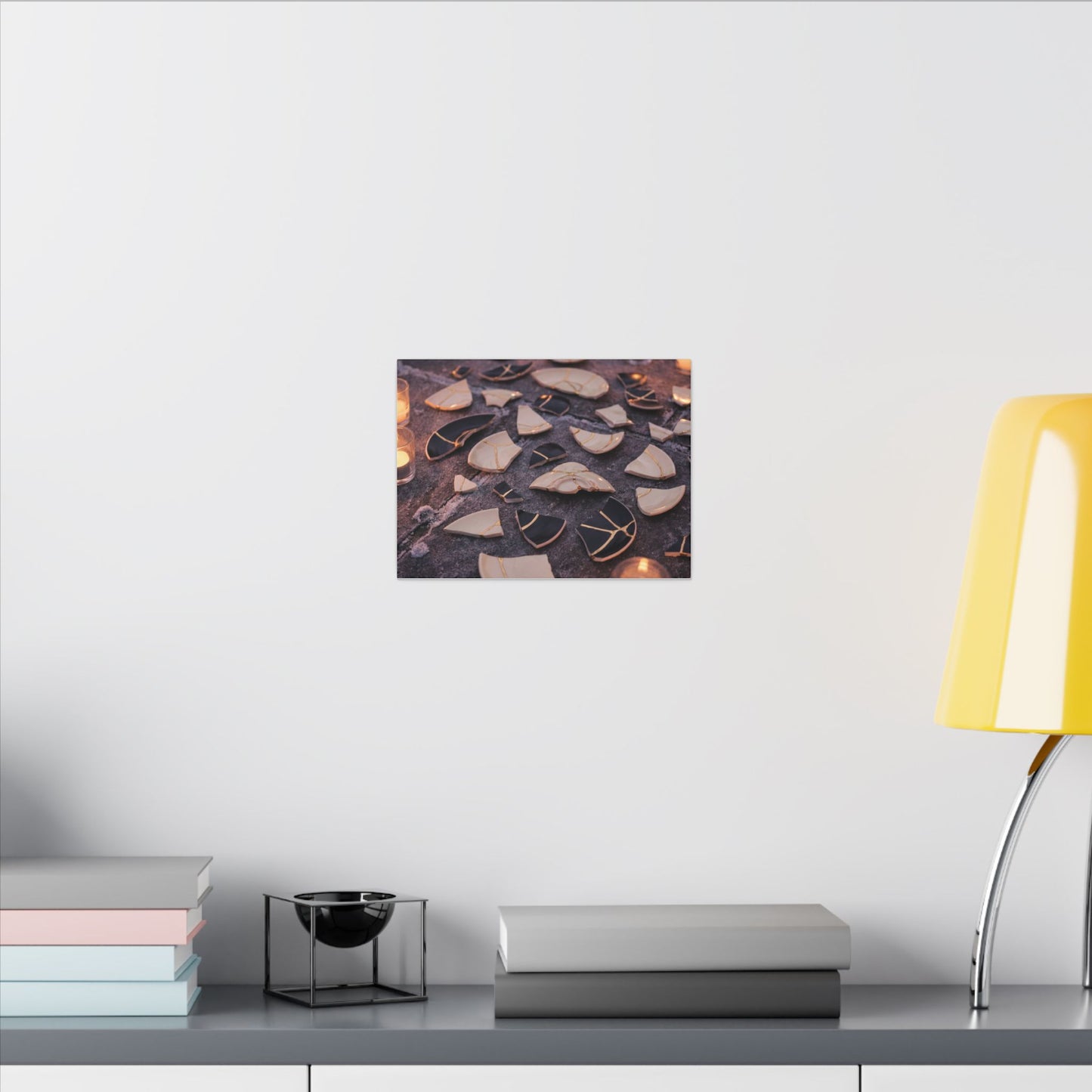 Winter Broken Pottery Broken Beauty Canvas Art | Beautiful Decor