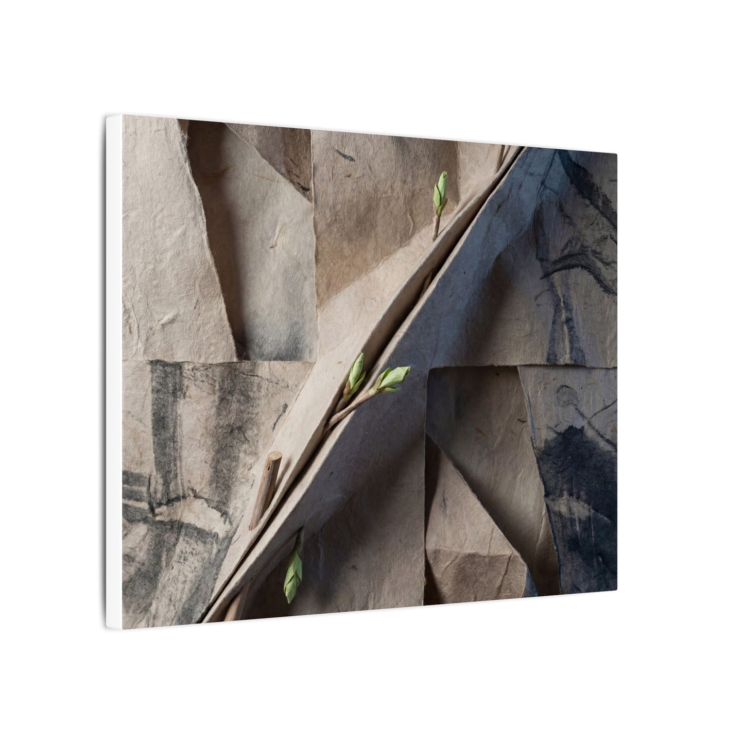Paper Fold Canvas Art | Spring Japandi Japanese Pattern Art