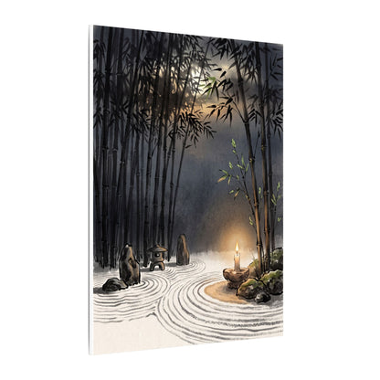 Tranquil Bamboo Grove Canvas Art - Karesansui Zen