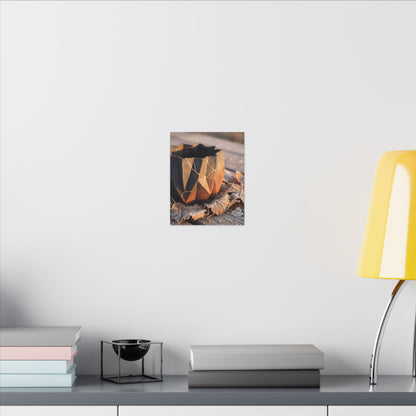 Paper Fold Gold Repair Canvas Art | Philosophical Kintsugi Art