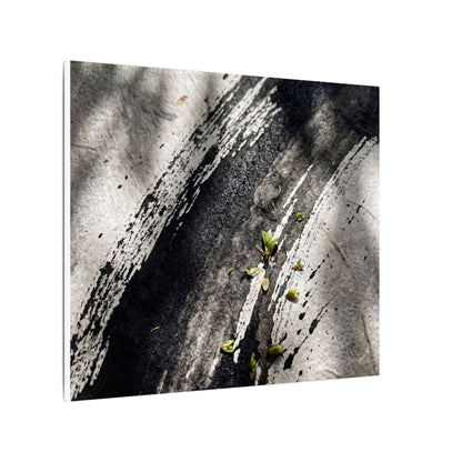 Ink Brushstroke Canvas Art | Spring Dark Japandi Moody Minimal Art