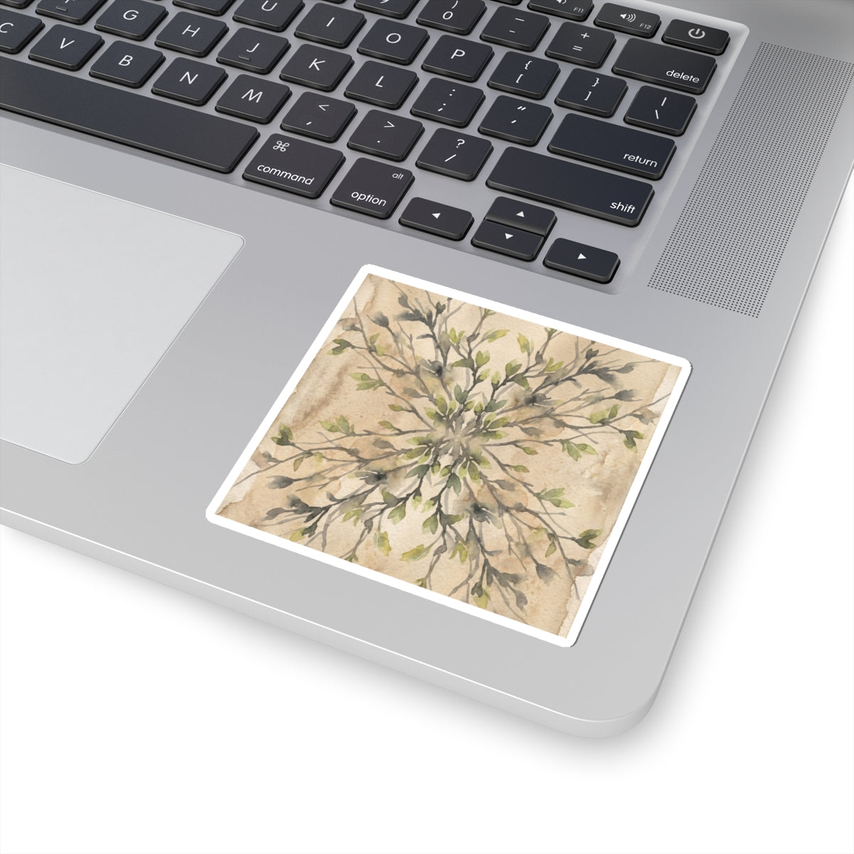 Spring Shadow Play Watercolor Sticker | Neutral Decor