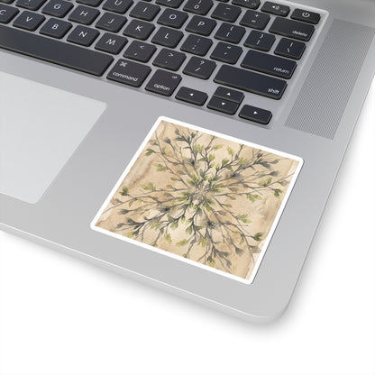 Spring Shadow Play Watercolor Sticker | Neutral Decor
