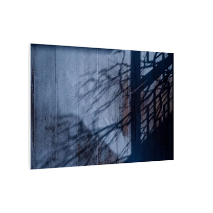 Shadow Play Moody Minimal Canvas Art | Moody Dark Japandi Art