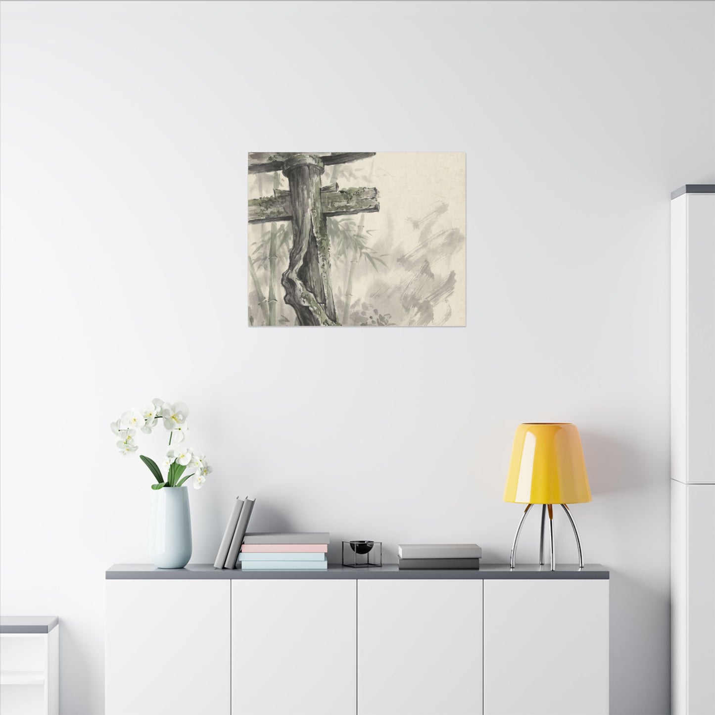 Torii Gate Summer Canvas Art | Zen Tranquil Design