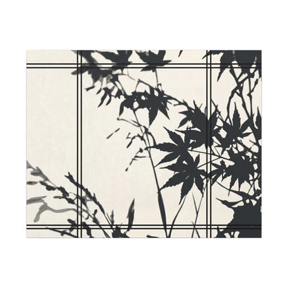 Shoji Screen Canvas Art | Summer Japandi Minimal Line Art