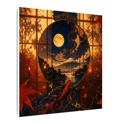 Beautiful Shoji Screen Canvas Art - Gold Vein Kintsugi