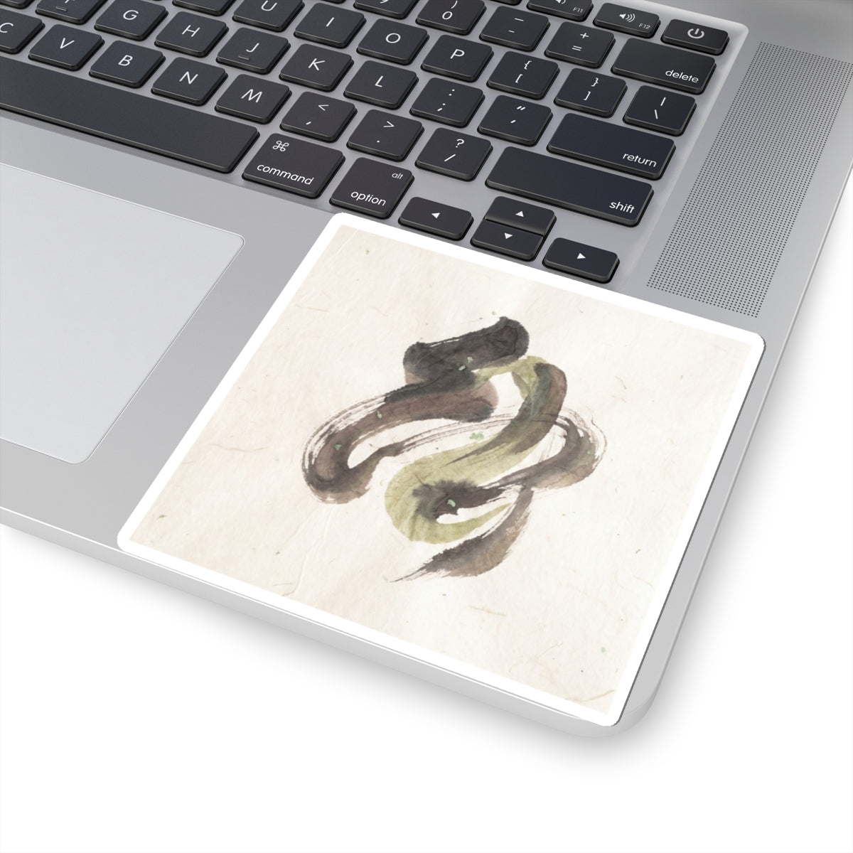 Ink Brushstroke Sticker | Spring Japandi Japanese Pattern Art
