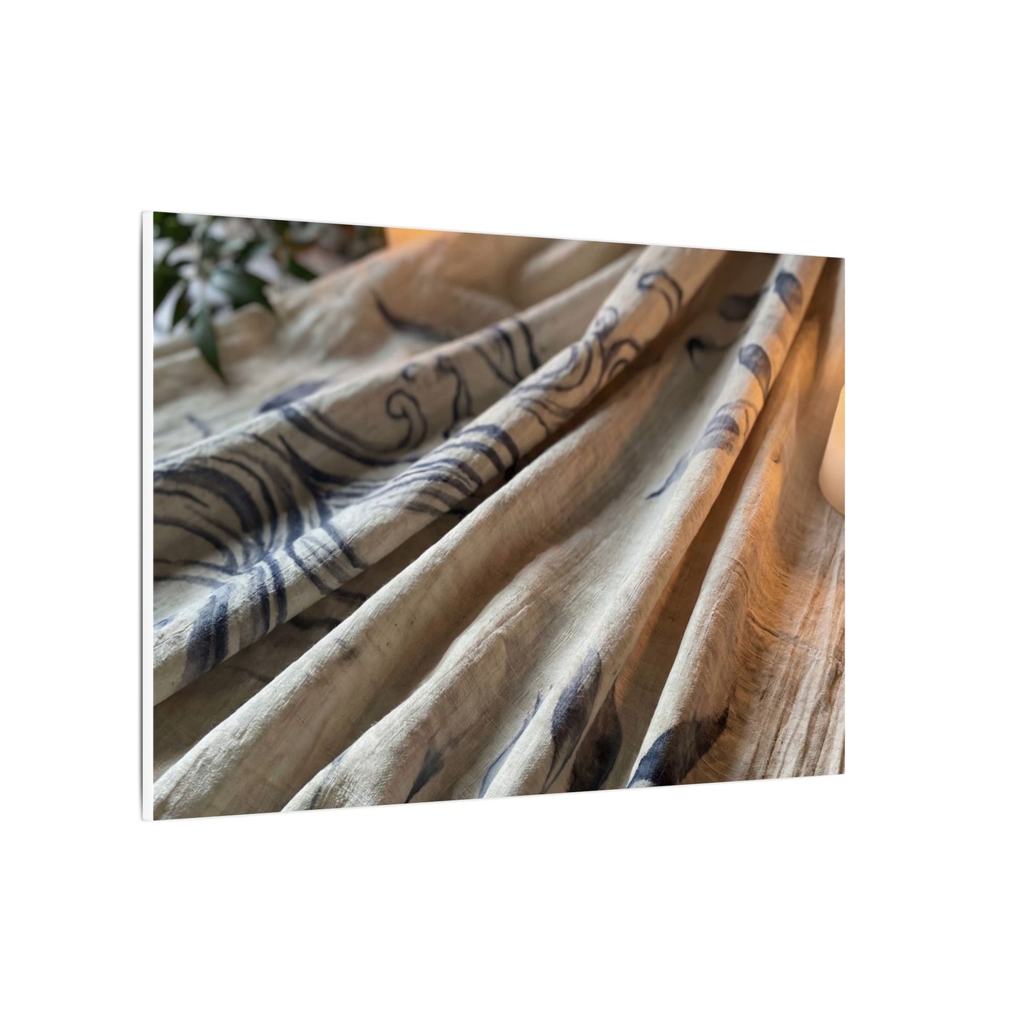 Fukinsei Silk Drape Canvas Art - Japandi Japanese Pattern