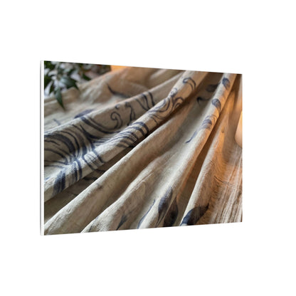 Fukinsei Silk Drape Canvas Art - Japandi Japanese Pattern