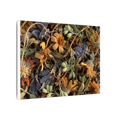 Spring Dried Flowers Japanese Pattern Canvas Art | Warm Decor