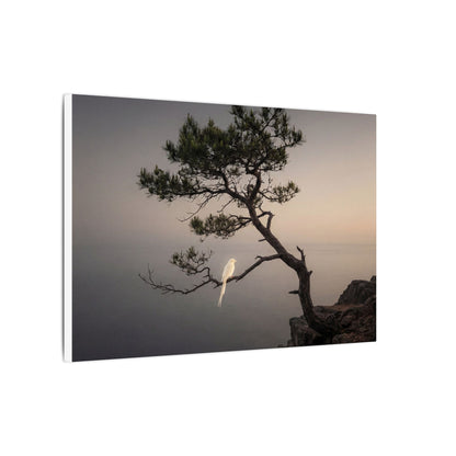 Dawn Pine Tree Canvas Art - Dark Japandi Datsuzoku