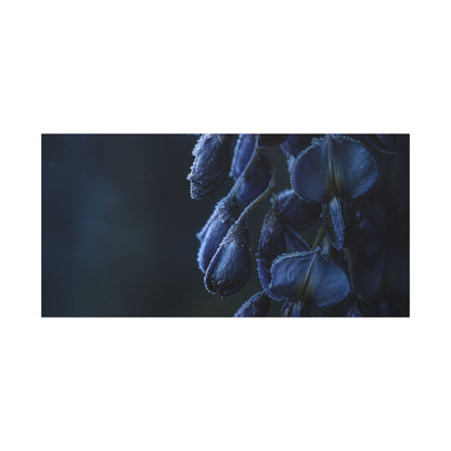 Winter Wisteria Shadow Zen Canvas Art | Atmospheric Decor