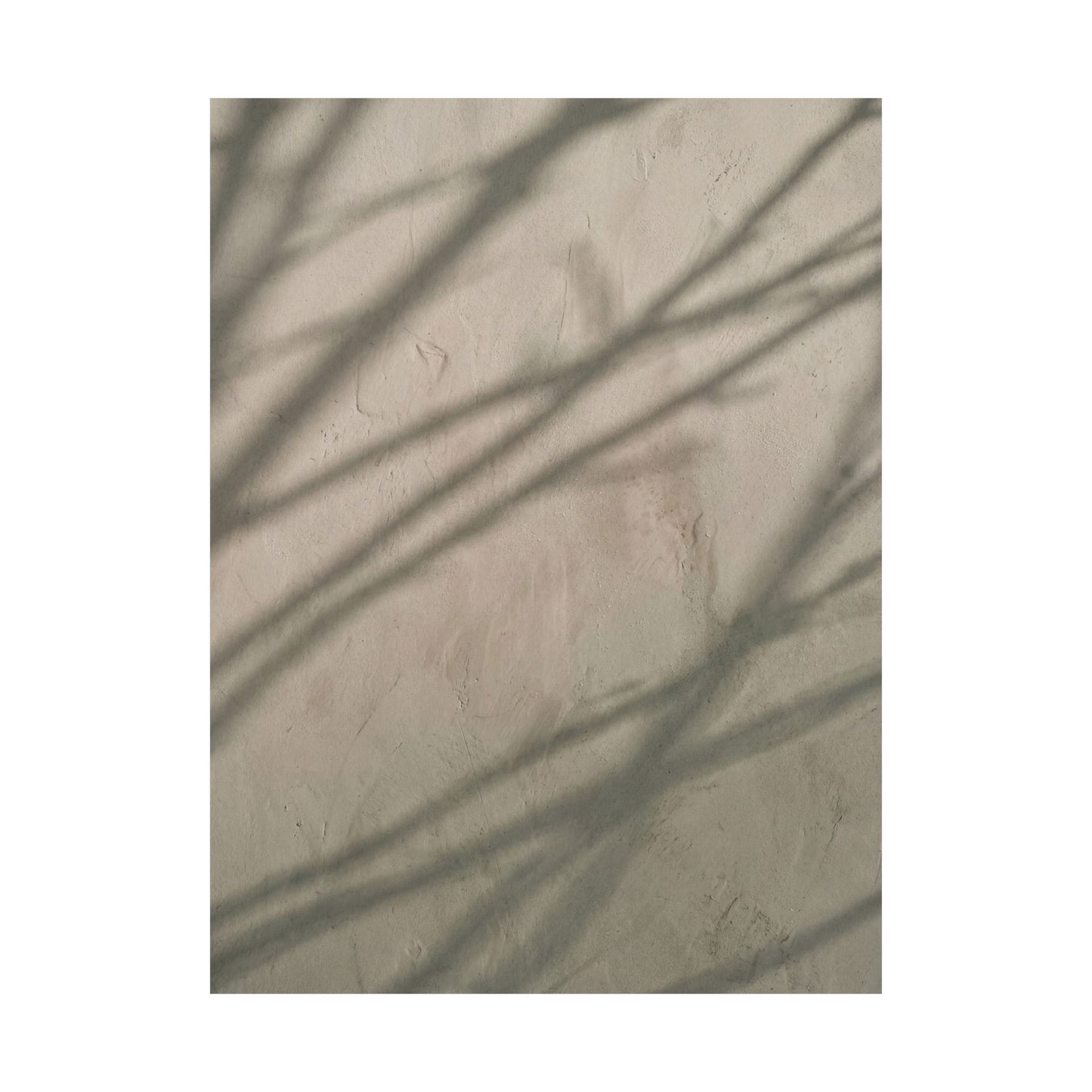 Winter Shadow Play Japanese Pattern Wall Art Print | Warm Decor