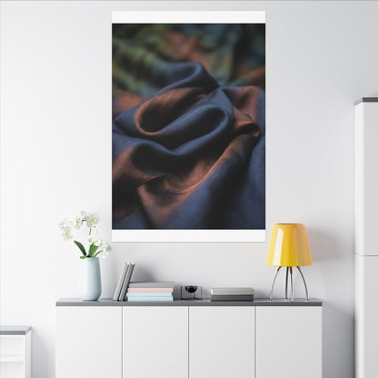 Summer Silk Drape Shadow Zen Canvas Art | Sophisticated Decor