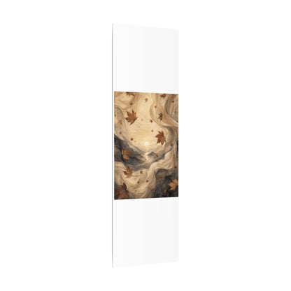 Autumn Silk Drape Watercolor Canvas Art | Earthy Decor