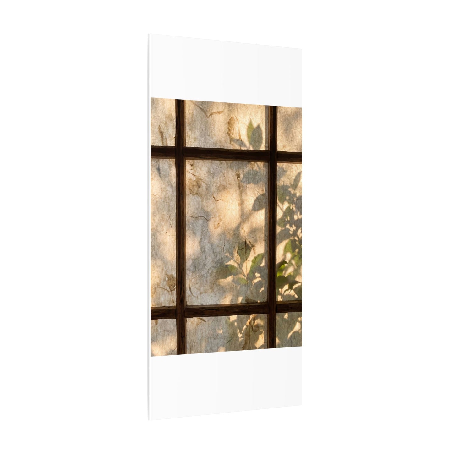 Golden Hour Shoji Screen Canvas Art - Japandi Mono No Aware