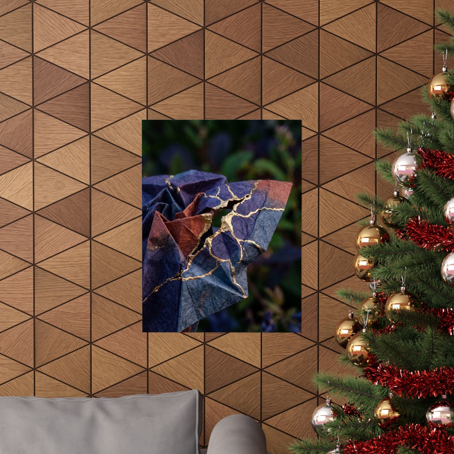 Paper Fold Summer Wall Art Print | Kintsugi Beautiful Design