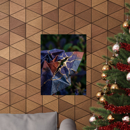 Paper Fold Summer Wall Art Print | Kintsugi Beautiful Design