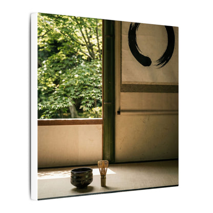 Tea Ceremony Enso Canvas Art | Serene Zen Art