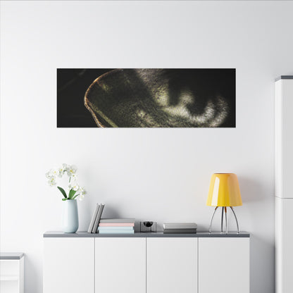 Sophisticated Ceramic Bowl Canvas Art - Dark Texture Dark Japandi