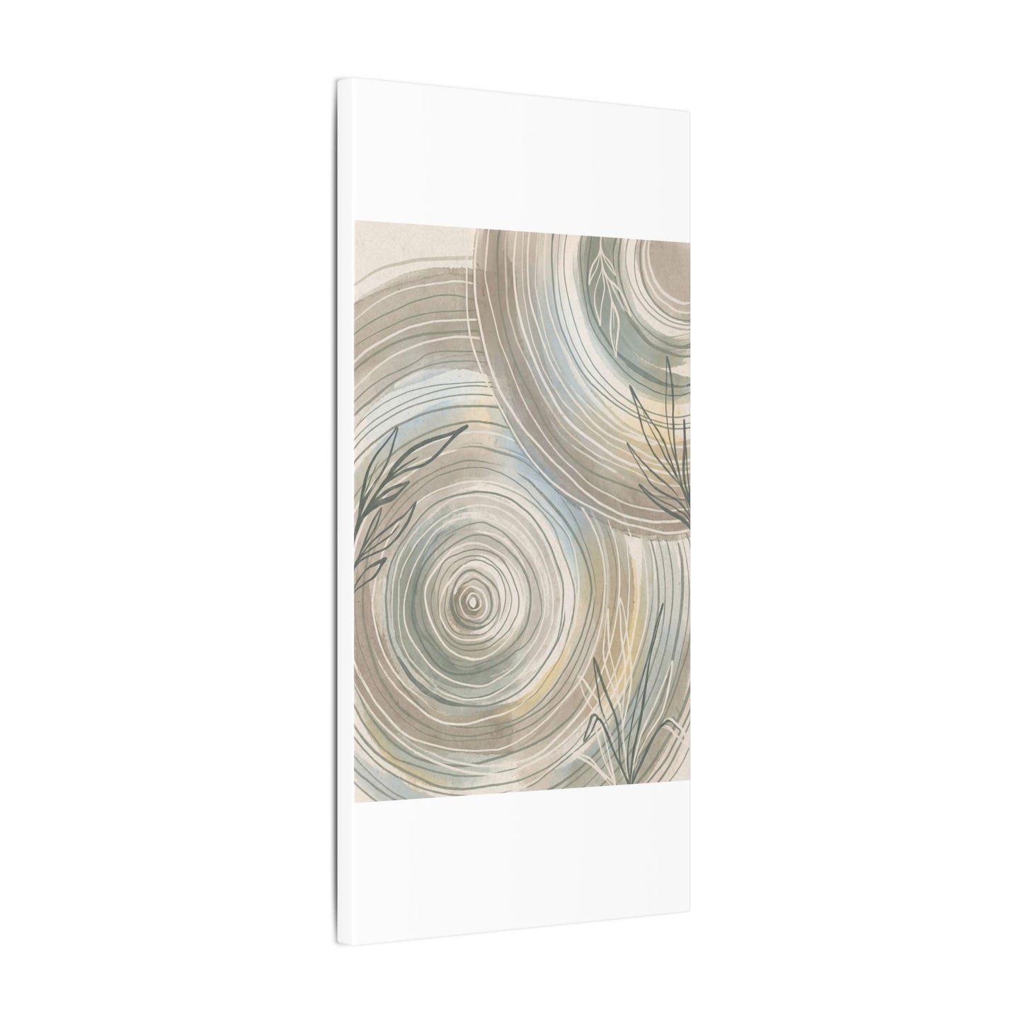 Kanso Water Ripple Canvas Art - Japandi Minimal Line