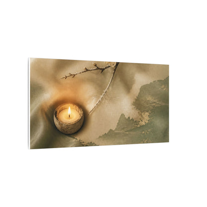 Silk Drape Japanese Pattern Canvas Art | Warm Japandi Art